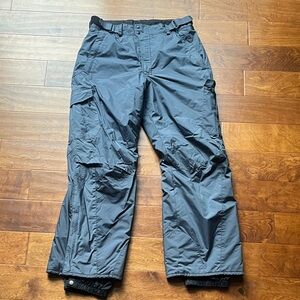 Columbia Men's Dark Gray Snow Pants